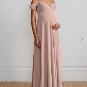 Priya Jenny Yoo Maternity Dress - Whipped Apricot, size 10